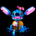 Kyglaring Light Kit for Lego Disney Stitch Toy Building Kit Disney Stitch 43249 Lego Light Kit to Upgrade Building Model Set - NO Lego Blocks Set (Classic Version)